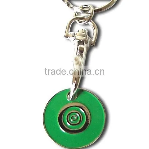 shopping cart coin keychain,metal coin holder keychain,trolley coin keychain for supermarket