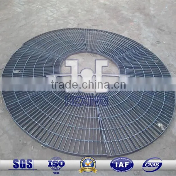 Hot Dip Galvanized Steel Grating Rain Strainer for Tree