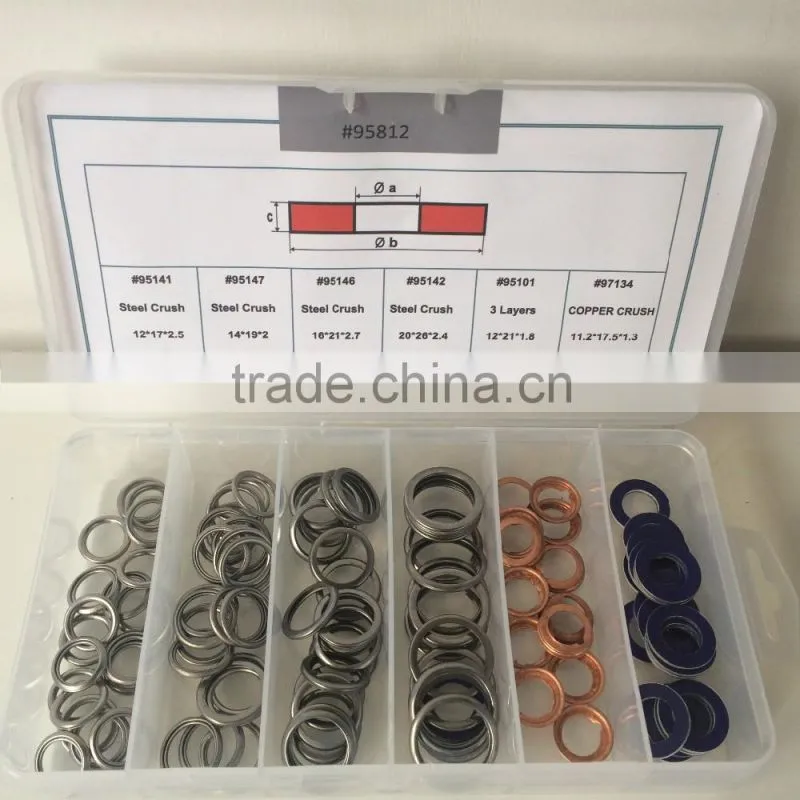 Oil drain plug gasket oe 90430 1203