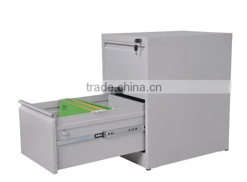 (DL-V2) 2 drawer metal legal size filing cabinet with 3-way slider