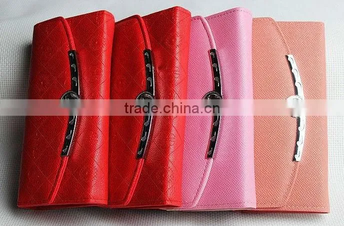 leather wallet ladies multicolor