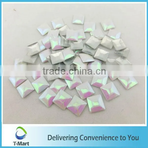 Square iron foil stud nailhead rhinestone hot fix clothing manufacturer
