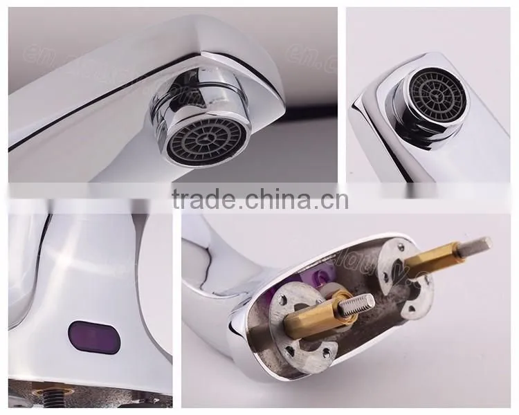 Polished Chrome Basin Infrared Automatic Faucet Sensors in America