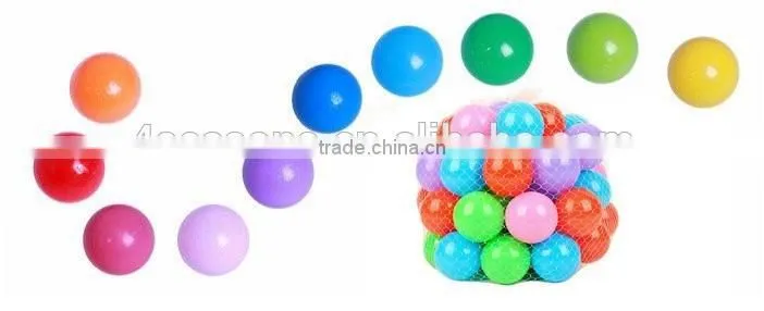 Swim fun colorful soft plastic ocean ball secure