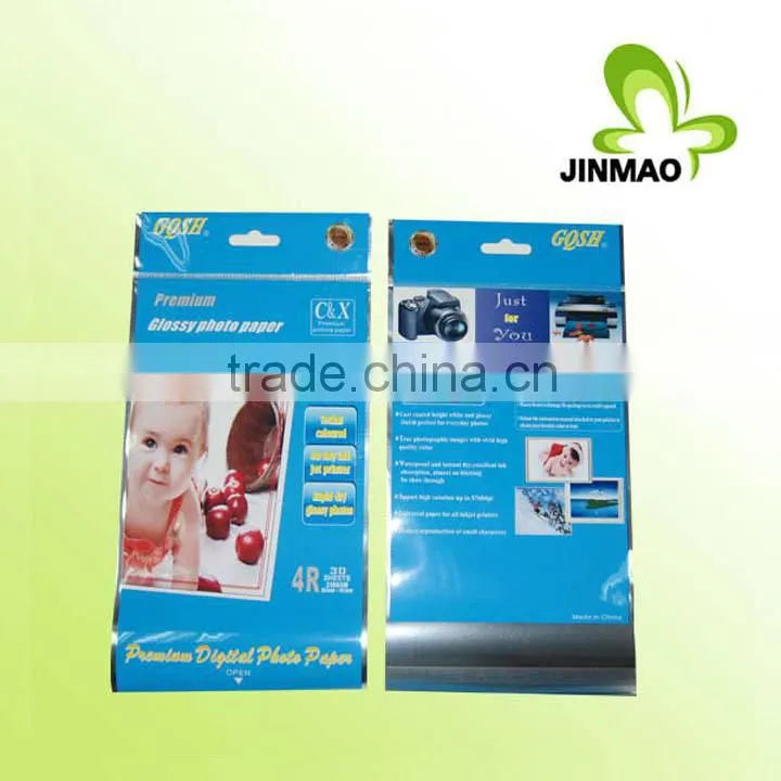 Clear opp bag with header