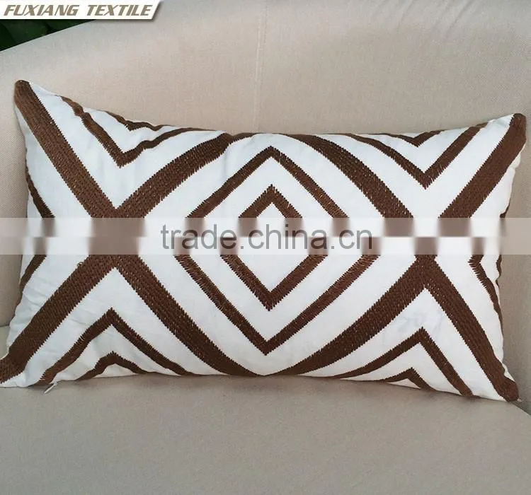 applique embroider pillow