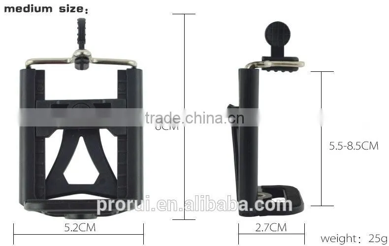 Universal Mobile Phone Holder Cable Clip, Camera Clip Bracket, Cell Phone Holder