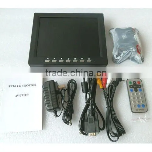 8" 640*480 TFT-LCD TV & 3 in 1 Television / AV / PC monitor