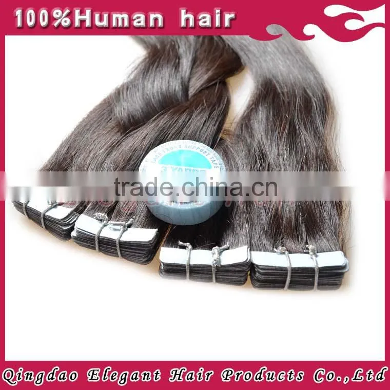 2015 new style hot sale top quality 100% remy 30 inch remy tape hair extensions
