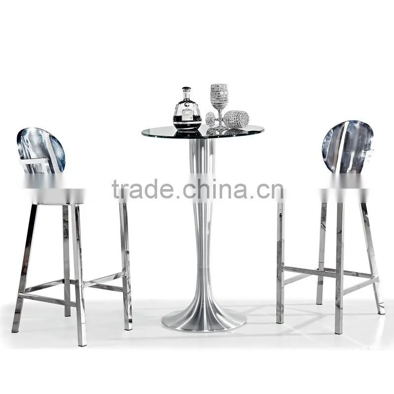 2015 Modern drawing stainless steel bar chair