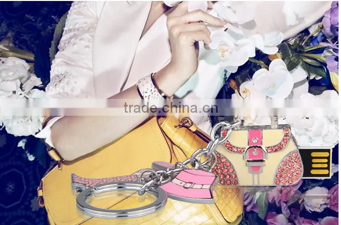 Beautiful gifts 8GB NEW Jewelry handbag usb 2.0 memory flash stick pendrive