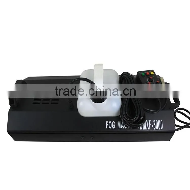 3000w high power fog machine short warmming up time dmx/wire/remote control AC110-240V