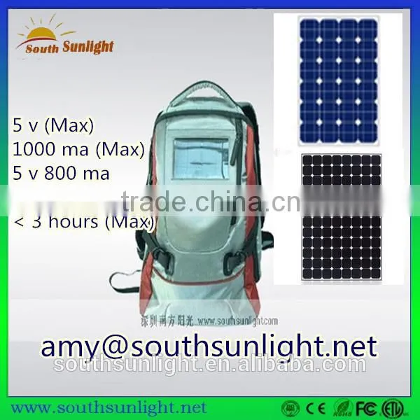 portable solar power wireless mobile phone charger