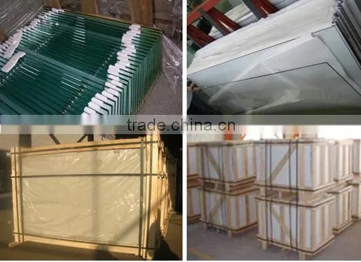 Clear tempered glass for balcony