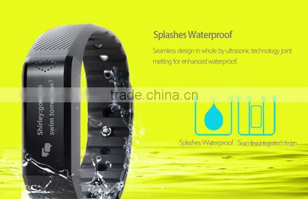 Original Factory Vidonn X6 notifications rollover on free app bluetooth 4.0 ios&android cicret smart bracelet