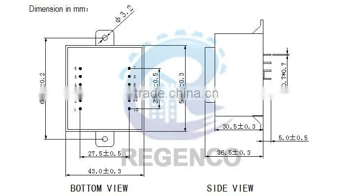 Encapsulated Transformers EI54/18.8 16.0 VA