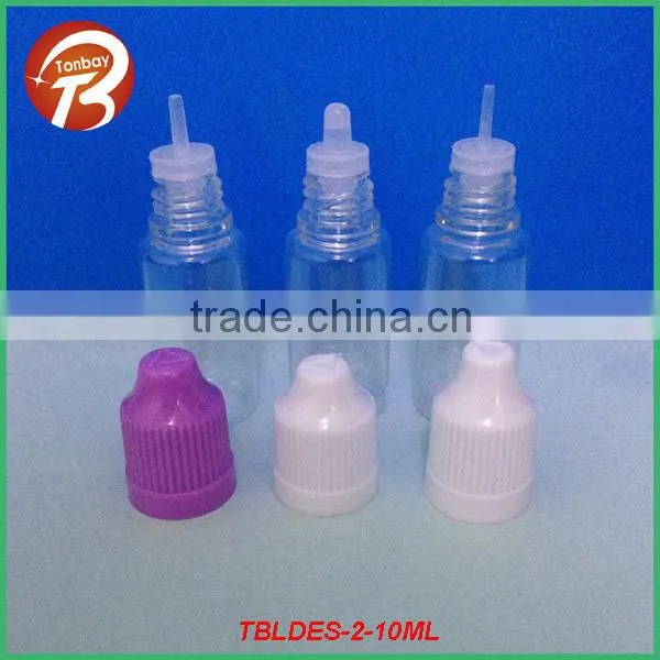 18ml e cigarette/liquid bottle/container with childproof cap