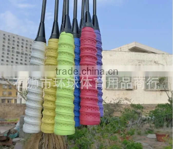 sweatband EVA perforated film keel badminton sticky sweat band / hand gel grip plastic fishing rods overgrip tape