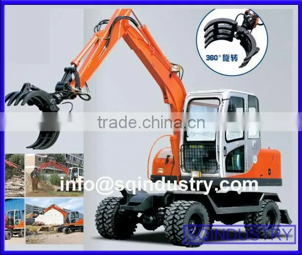 360 degree rotation sugarcane loader, sugarcane grasper