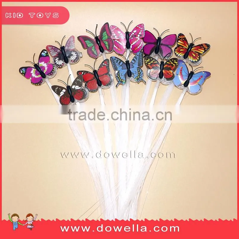 Led hair braid with plastic fiber optic, Led flashing hair accessories