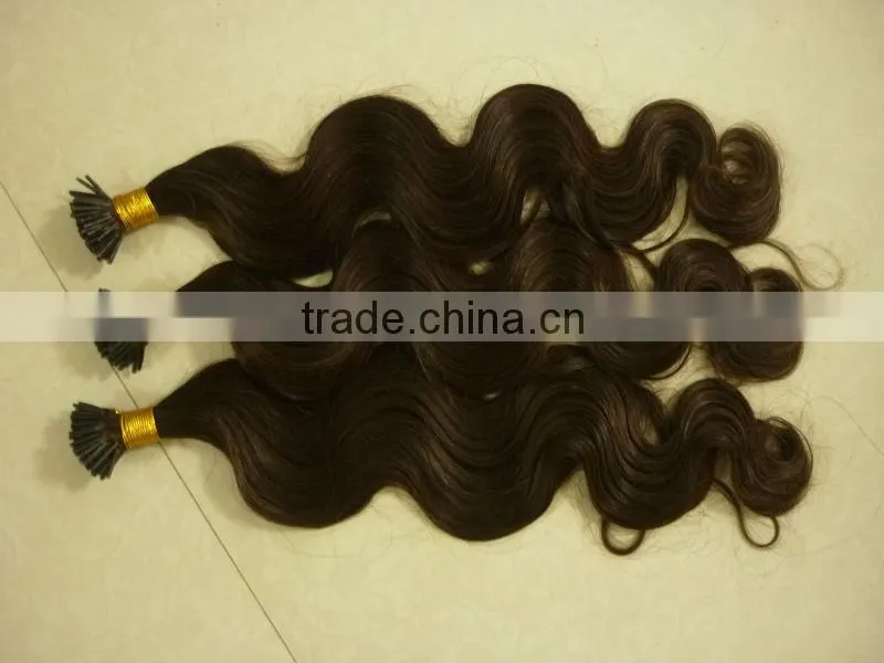 top selling and best quality cheap I tip peruvian hair