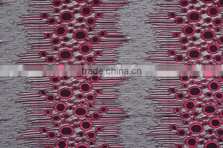 Cheap african organza 3d flower embroidered lace extender fabric for sale