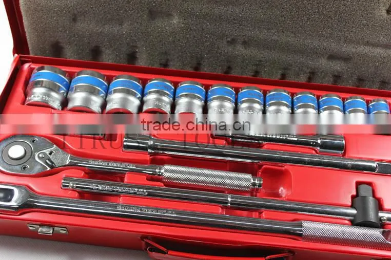 24PCS 1/2" metal box socket set 4024AAM GS KING TOOLS made in china