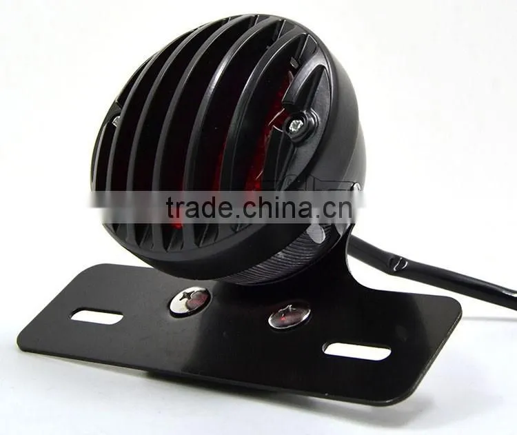 BJ-LPL-038 Metal Bracket and Aluminum Housing Sportbike Motorcycle License Plate Bracket With Tail Light