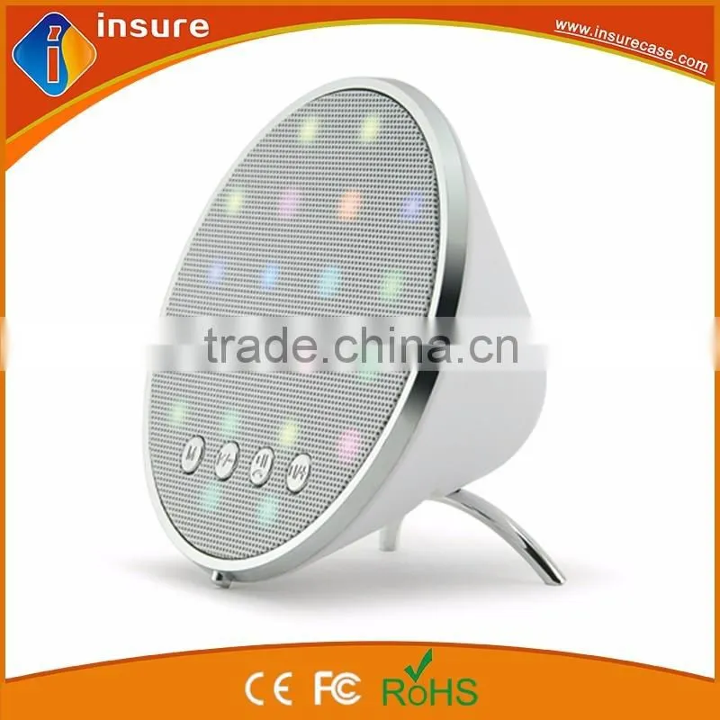 colorful LED light small portable speakers bluetooth