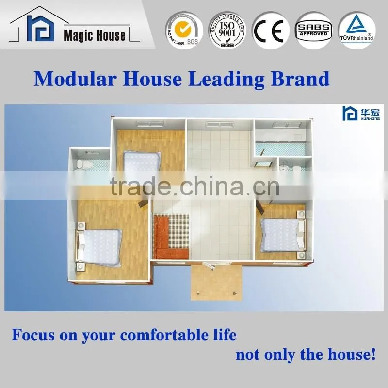 Beautiful Decoration Sandwich Panel Modular Home Design with Easy Installation