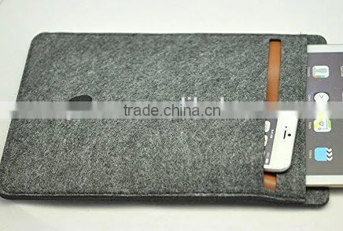 New Arrival Tablet Sleeve Woolen Felt Bag For iPad Pro Tablet Pouch Case