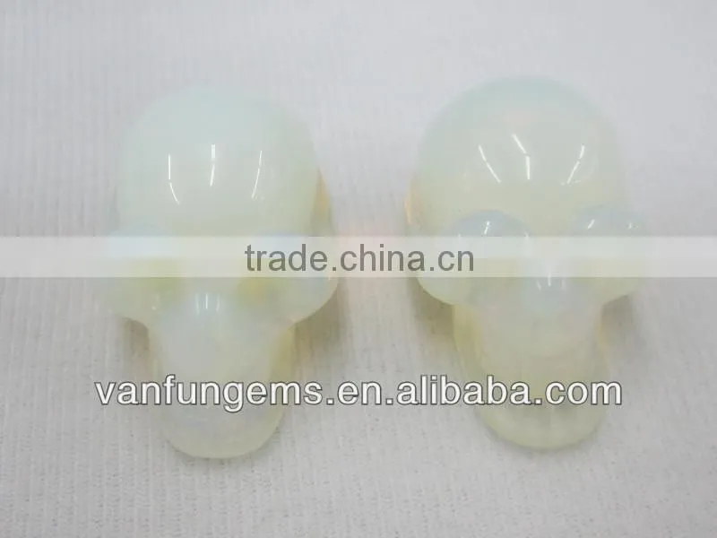 Wholesale Gemstone Synthetic Opal Carving Skull