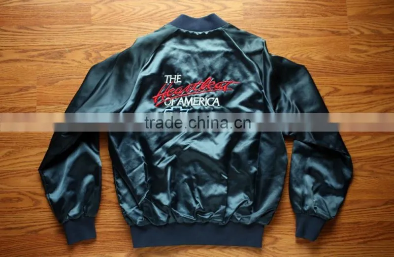satin jacket,custom satin jacket,fashion satin jacket