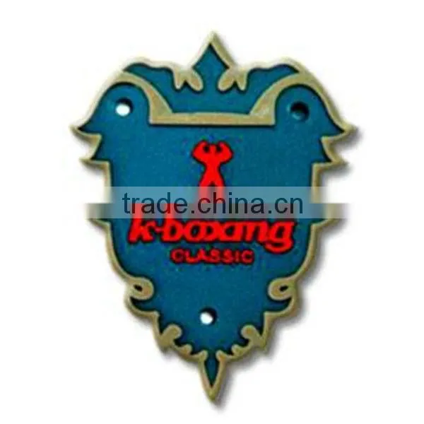 Special shape silicone rubber trademark of clothing