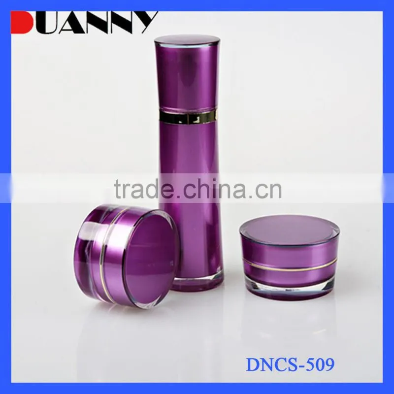 30ml Purple Acrylic Lotion Bottle Packaging,30ml Purple Acrylic Bottle
