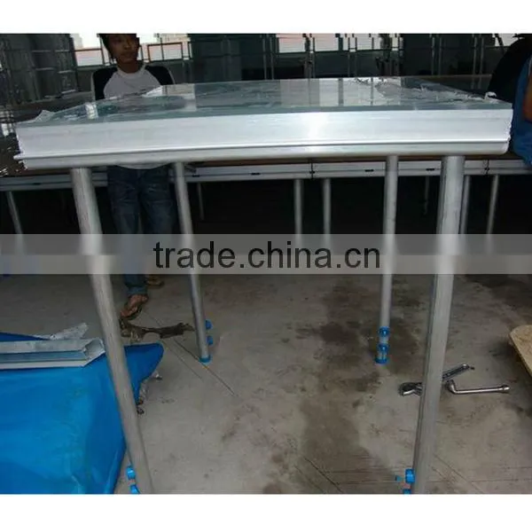 2m x 1m anti-slip stage, moving stage for wedding and show
