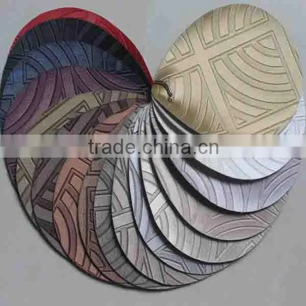 sofa leather big litchi grain PVC leather material