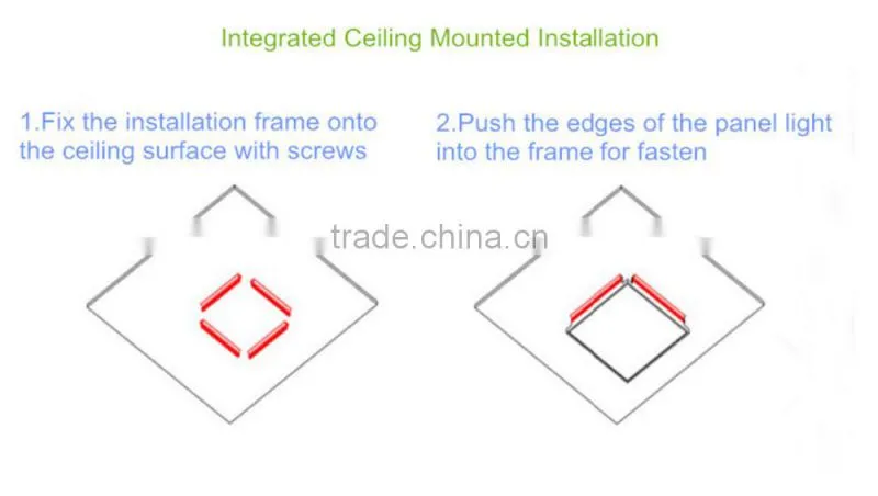Energy-saving Square 595X595X9 36W Led Panel Light