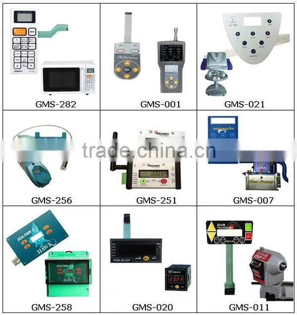 2015 Wholesale Membrane Switch Keypad For Industrial Control Equipement