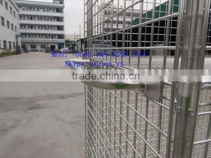 Chrome Wire Mesh Security Cage for Clean Room,Wire Shelving Cage
