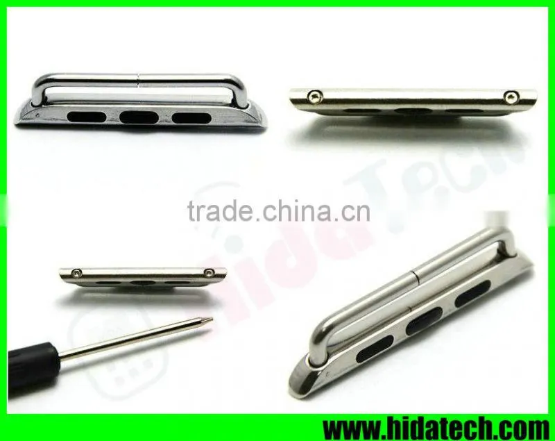 Stainless Steel Watch Strap Watch Band Connector Adapter for Apple Watch