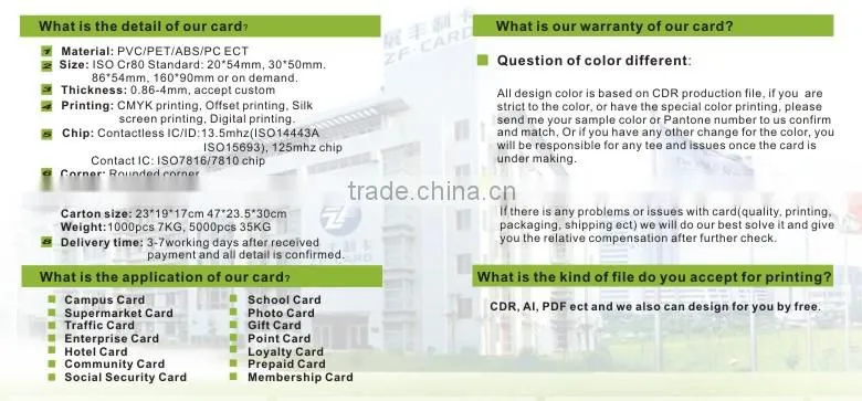 Hot sale custom design transparent plastic business cards