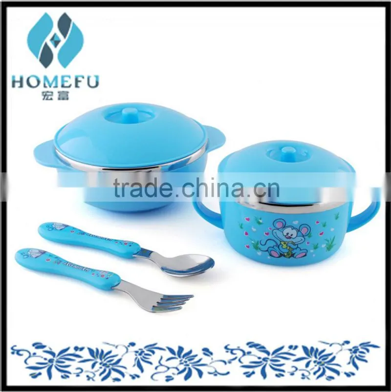 dinnerware wholesale 5pcs stainless steel bowl set for kids