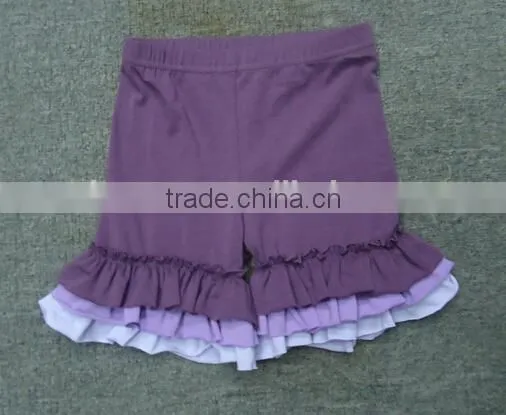 2015 Adorable USA kids 100%Cotton ruffle pants continuous Fashion