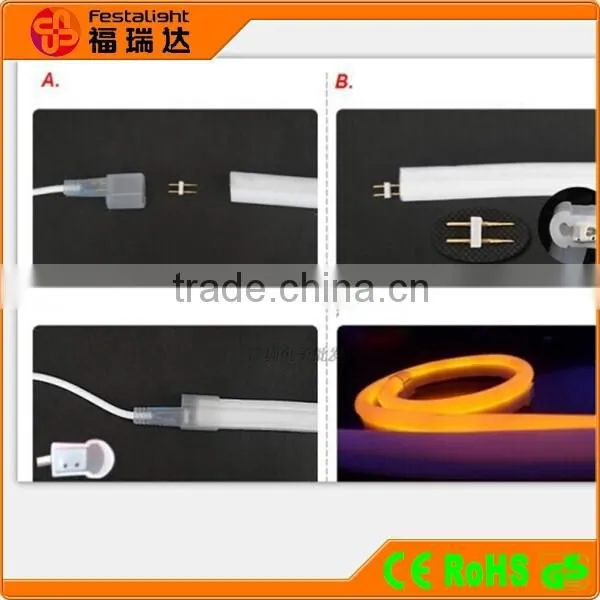 Holiday Decorative Lighting Flex LED Neon Rope Light Red neon