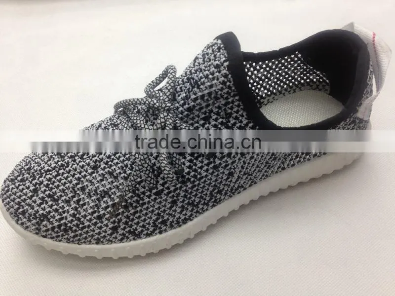 2016 factory cheap flyknit hot selling injection sport running shoes
