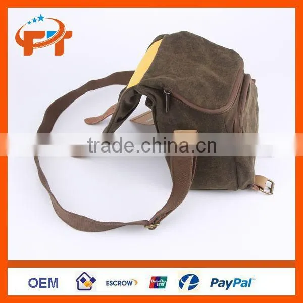 Canvas camera bag for Sony Nikon Canon PENTAX