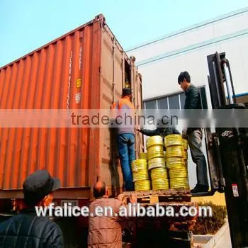 flexible high quality zhuji yellow flexible gas hose oil and gas pipe