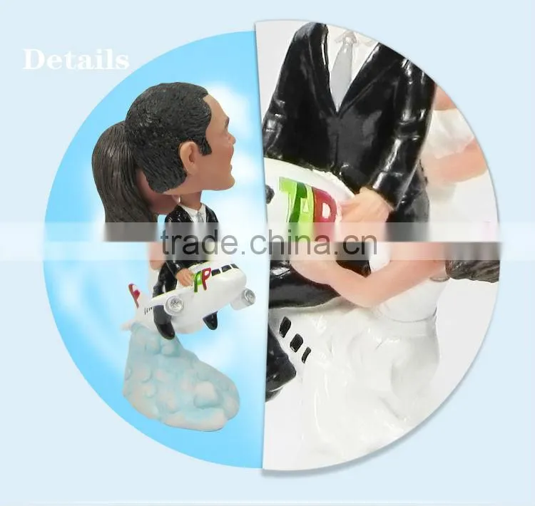 custom bride and groom cake topper