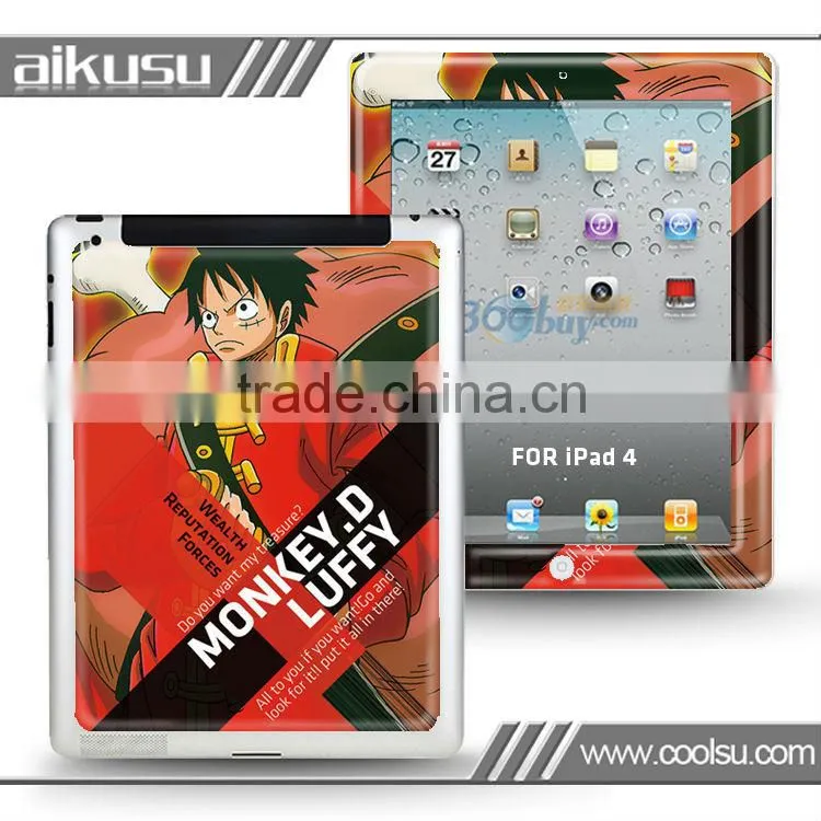 plastic dome sticker for ipad new with 180c print material